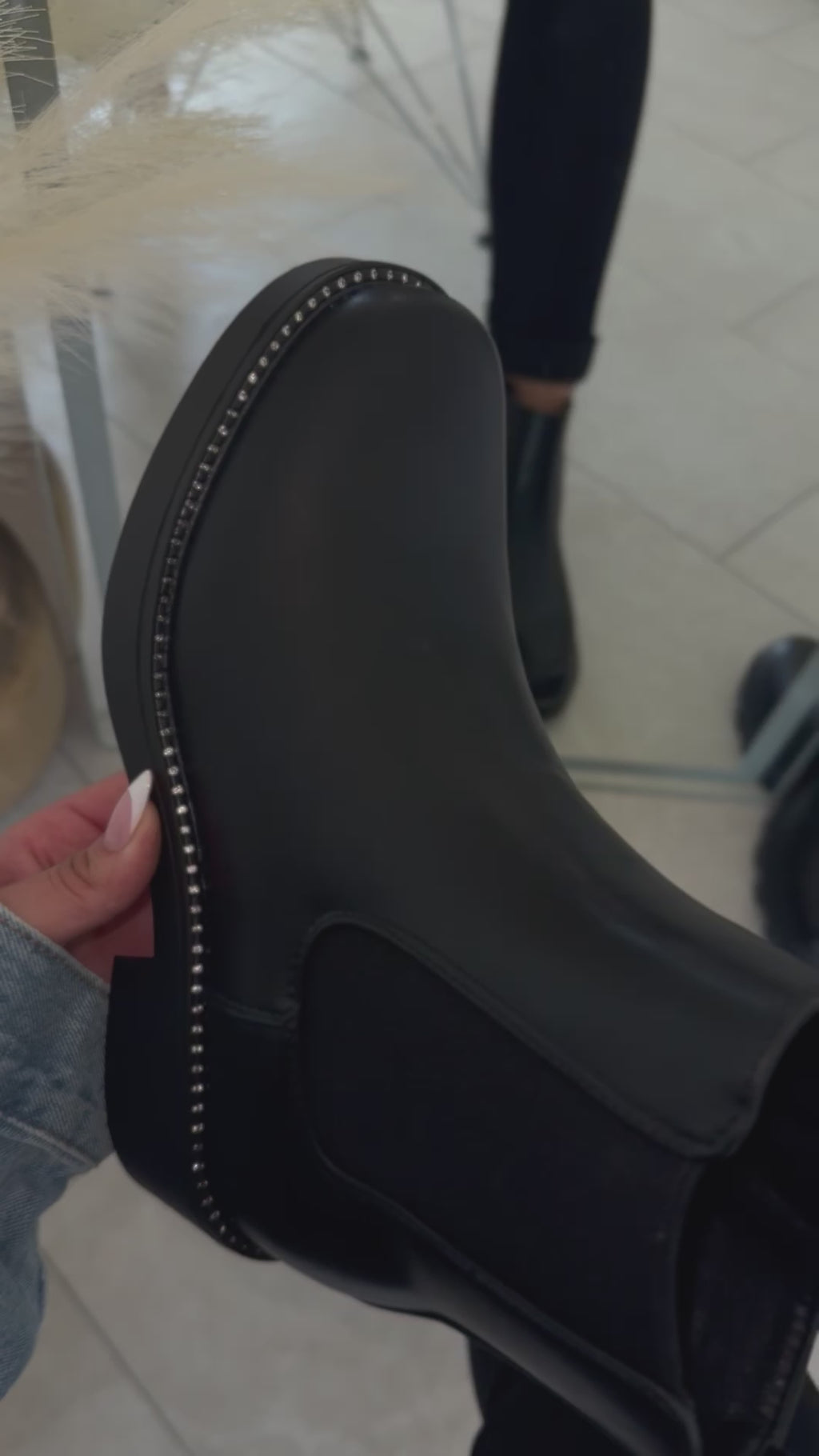 Roxie Rhinestone Ankle Bot