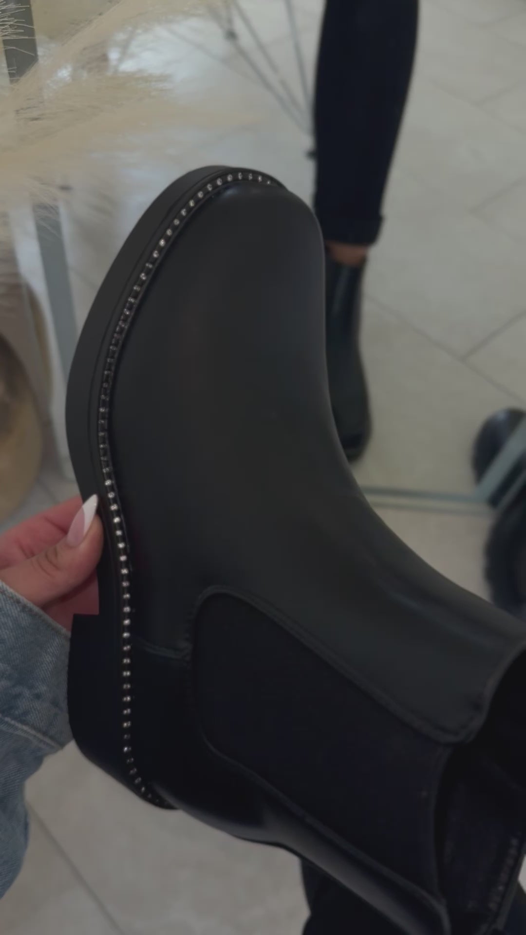 Roxie Rhinestone Ankle Bot